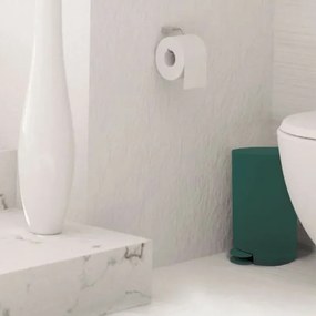 Pattumiera bagno 3 Lt verde scuro con apertura a pedale Orbix