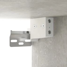 Set di Mobili Porta TV 3 pz Grigio Cemento in Legno Multistrato