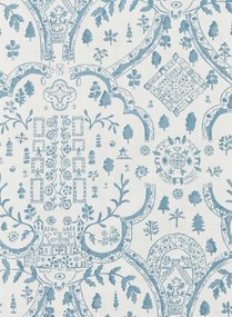 Sanderson Carta da parati Topiary View - Wedgwood