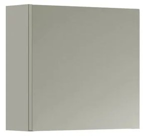 Pensile bagno Pixel laccato opaco grigio pastello, 1 anta apertura da sinistra P 17 x L 40 x H 40 cm
