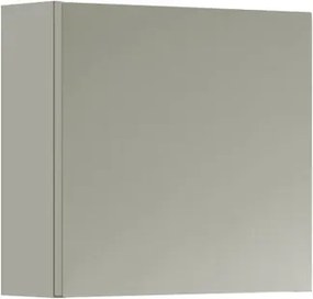 Pensile bagno Pixel Plain laccato opaco Beige Greige, 1 anta apertura da sinistra P 17 x L 40 x H 40 cm