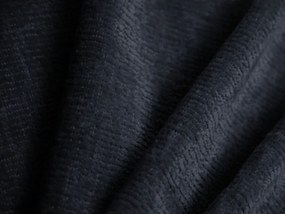 Letto singolo imbottito blu scuro con contenitore con rete inclusa 90x200 cm Kaelle – Micadoni