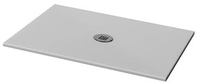 Piatto doccia in ceramica extra slim grigio L 180 x L 90 cm