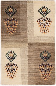 Loribaft Tappeto 100 x 150 Beige (Iran) Annodato A Mano