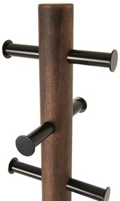 Appendino in legno nero in gomma naturale Pillar - Umbra