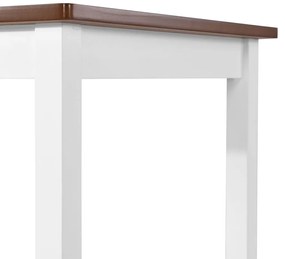 Tavolino da bar in legno massello 108x60x91 cm