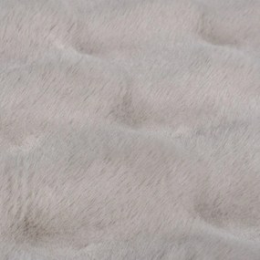 Tappeto in pelliccia sintetica grigio chiaro 80x150 cm Waffle Faux Fur - Flair Rugs