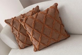 Federe decorative in set 2 pz 43x43 cm Tuffet – Mioli Decor