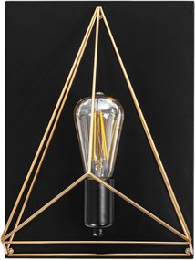 LAMPADA DA PARETE VETRATA App1095-1W Black