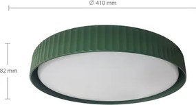 Brilagi - plafoniera dimmerabile LUCIA LED/48W/230V Ø 41 cm verde + telecomando