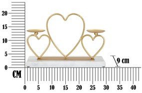 Candeliere in oro e bianco - Mauro Ferretti