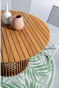 Tavolo da pranzo da giardino rotondo in acacia massiccia ø 120 cm Rodano – Bizzotto