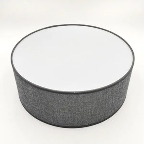 Plafoniera SIRJA 1xE27/15W/230V Ø 35 cm grigio