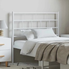 Testiera İn Metallo Bianco 100 Cm /