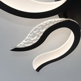 Brilagi - Lampadario a plafone LED dimmerabile TWIST LED/65W/230V 3000-6500K nero + +TC