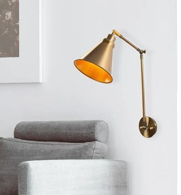 Lampada da parete color bronzo Berceste – Opviq lights