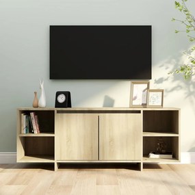 Mobile Porta Tv Rovere Sonoma 130x35x50 Cm İn Truciolato /