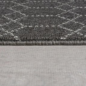 Runner lavabile grigio scuro 57x230 cm Argyll - Flair Rugs