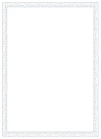 Cornice INSPIRE Sylvia bianco opaco per foto da 70x100 cm