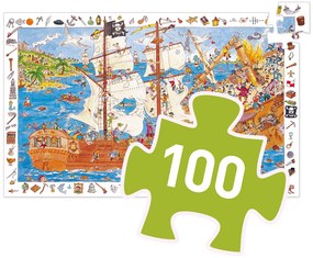 Puzzle - pirati - 100 pezzi