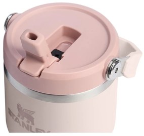 Borraccia termica rosa chiaro in acciaio inox 600 ml IceFlow™ Flip Straw 2.0 Tumbler Rose Quartz – Stanley