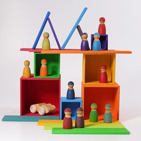 Grimm's - Scatole colorate arcobaleno - 6 pezzi