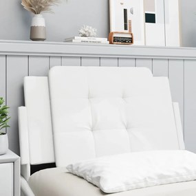 Cuscino Testiera Bianco 80 Cm İn Similpelle /