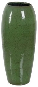 Vaso Verde Ceramica 35 x 35 x 81 cm