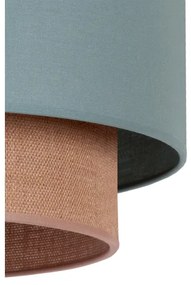 Duolla - Lampadario a sospensione con filo BOHO 1xE27/15W/230V diametro 45 cm verde/marrone