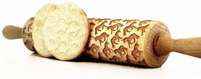 Rullo per pasta in legno goffrato Unicorns - Valek