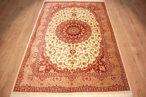 Ghom Tappeto 160 x 240 (Iran) Annodato A Mano