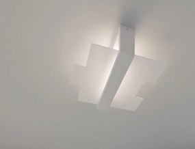 Plafoniera da Soffitto in Legno e Vetro 2xE27 FENIKS 2 da Interno