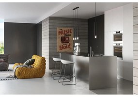 Lampadario nero in metallo ø 8 cm Vittoria – Sollux