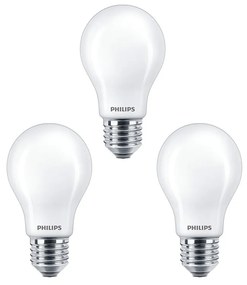 Philips - 3-pack Lampadina LED 7,2W Plastica Warmglow (1055lm) Dimmerabile E27