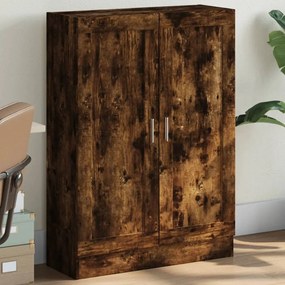 Libreria Rovere Fumo 82,5x30,5x115 Cm İn Legno Multistrato /