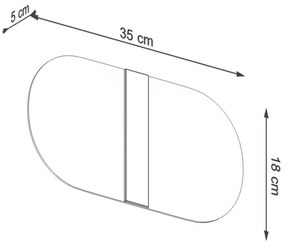 Sollux SL.1004 - Applique SALIA 2xG9/40W/230V