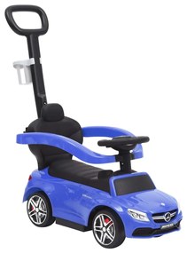 Auto per Bambini e Macchina a Spinta Mercedes-Benz C63 e G63, Blu / Macchina a Spinta