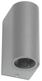 Applique da Esterno Bidirezione IP65 GU10 Stondata - Grigio