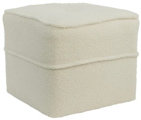 Pouf beige 40x40 cm Kiki - Light &amp; Living