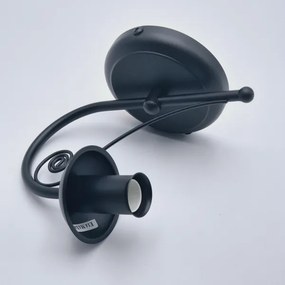 Applique DONATO 1xE14/40W/230V nero