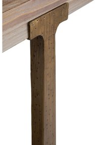 Tavolo da pranzo in colore naturale 180x90 cm Ankara - Mauro Ferretti