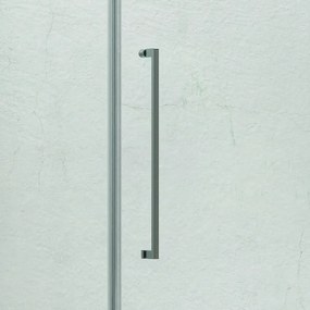 Box doccia 140x90 anta battente vetro anticalcare 8mm altezza 200h KT5000 - KAMALU