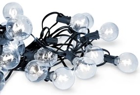 Brilagi - Catena decorativa da esterno LED GHIRLANDA 25xE12 20m IP44 bianco freddo