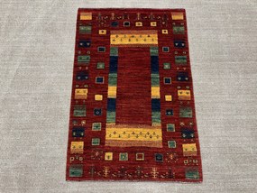 Loribaft Tappeto persiano 80x120 Rosso (Iran) Annodato A Mano