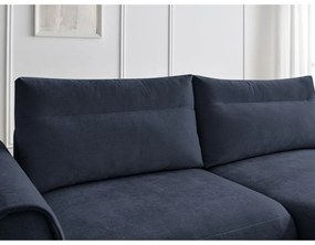 Divano angolare in blu scuro Aden – Bobochic Paris