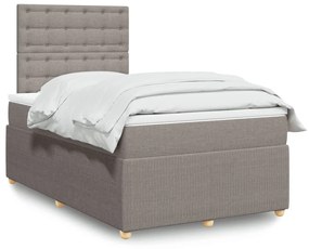 Giroletto A Molle Con Materasso Tortora 120x200 Cm İn Tessuto /