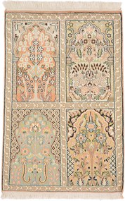Cashmere Silk Tappeto orientale 70x100 (Indian) Annodato A Mano