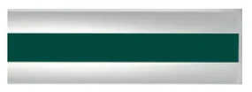 Applique Contemporanea Doup Metallo Verde Bosco Led 30W