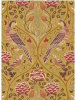 Vogel Tapete Seasons by May von Morris & Co. - Saffron