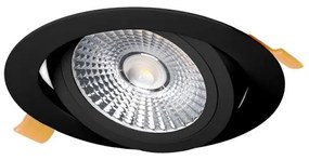 Lampada LED da incasso LED/6W/230V 4000K diametro 8,5 cm nero